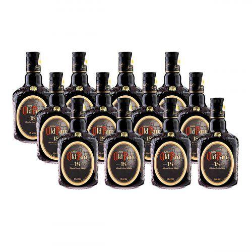 Whisky Escocês Grand Old Parr 18 Anos 750ml Caixa com 12 unidades